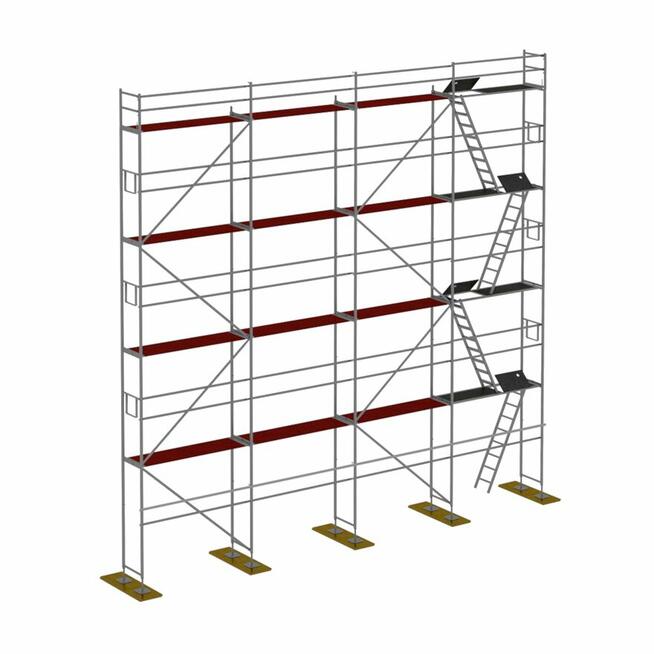 Rusztowanie elewacyjne drewno Plettac P70 100m2