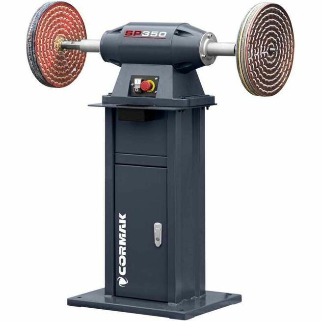 Szlifierka polerka do gratowania CORMAK SP350 z podstawą