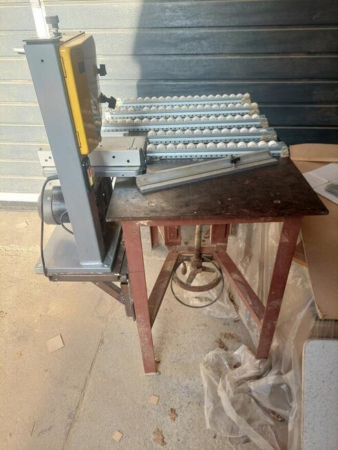 Używana Piła Taśmowa BAUMR BMR-PT500 500W ze Stołem Rolkowym