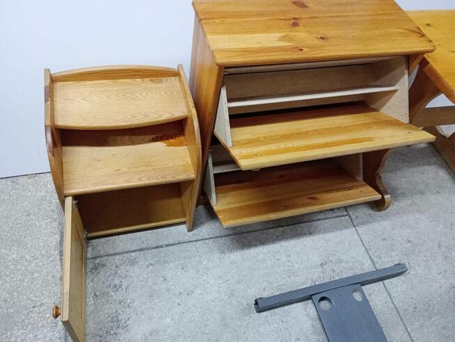 Zestaw do przedpokoju stół szafka komoda na buty szafy komod