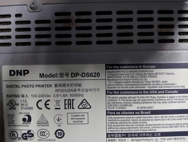 DNP DS 620 Drukarka Fotograficzna OKAZJA