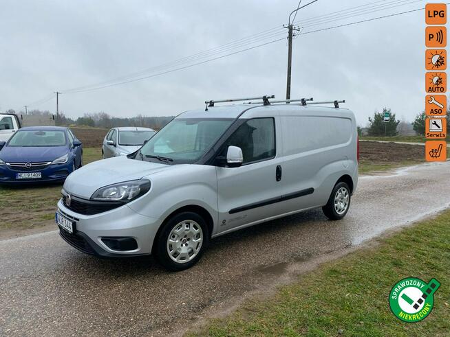 Fiat Doblo Maxi długi 1.4Tjet 120KM   z Nowym LPG przebieg 63 tys km 3 miejscowy