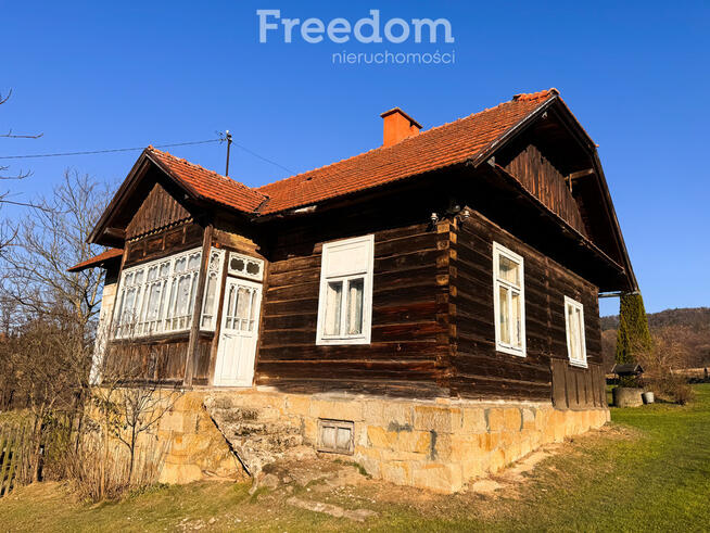 Klimatyczny dom z bali w Węglówce