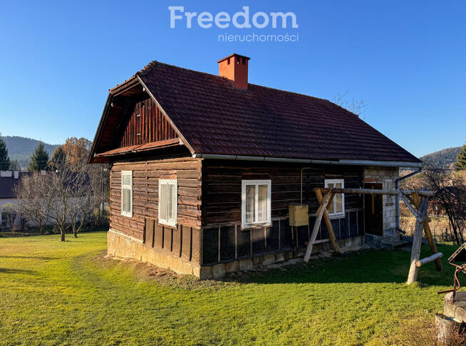 Klimatyczny dom z bali w Węglówce