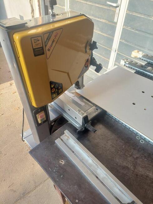 Używana Piła Taśmowa BAUMR BMR-PT500 500W ze Stołem Rolkowym