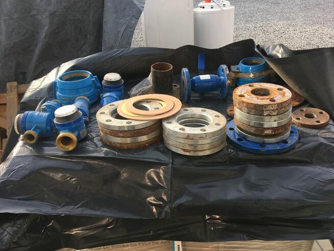 wodomierze, złączki, kształtki, opaski, zabezpieczenia do rur