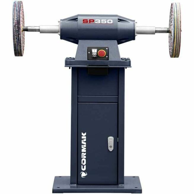 Szlifierka polerka do gratowania CORMAK SP350 z podstawą