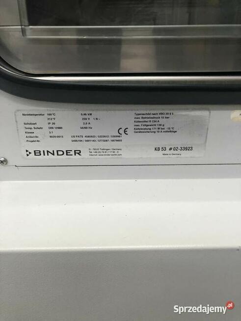 Inkubator laboratoryjny | Binder KB 53 | OUTLET