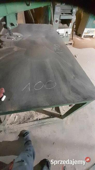 Trak taśmowy pionowy obrzynarka oflisiarka Piła ze stołem