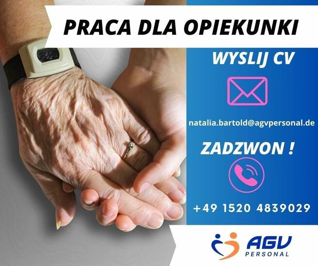 Ogłoszenie o Pracę: Opiekunka Osób Starszych w Niemczech