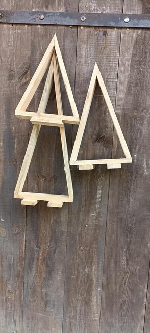 Choinki drewniane, ozdoba