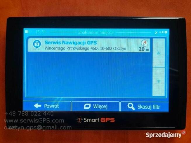 Mapy Aktualizacja TomTom Garmin nawigacja iGO Primo Olsztyn