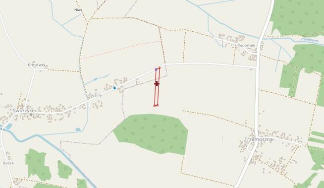 Działka 1,06ha w Trzemosznie