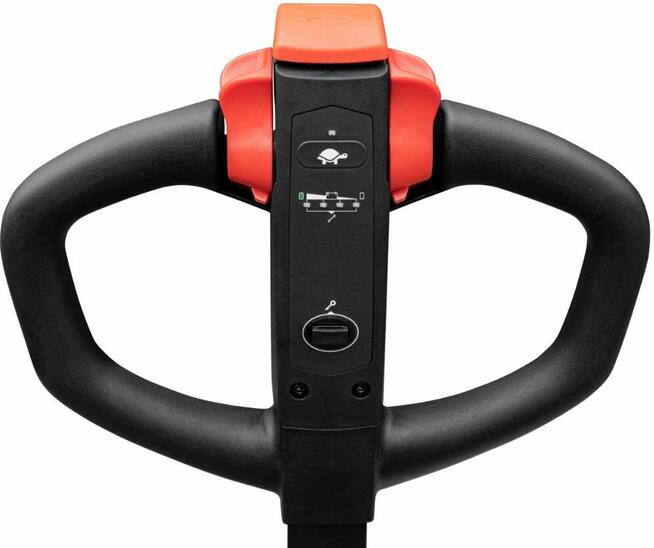 Nowy wózek elektryczny paletowy z ładowarką 1500kg udźwigu