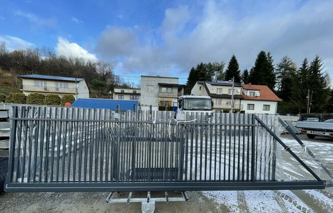 Brama przesuwna 20x20 pion 4000mm antracyt nowa od ręki ocyn