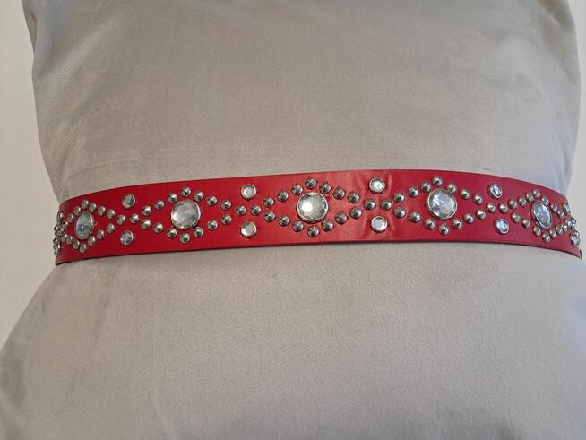 Pasek damski czerwony, do sprzedania