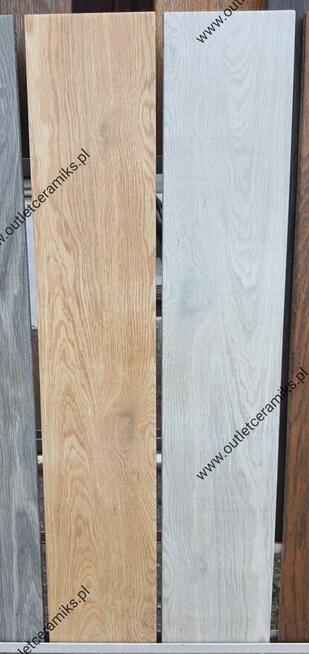 Płytki łazienkowe ścienne drewnopodobne 60x11 Giornata bianc