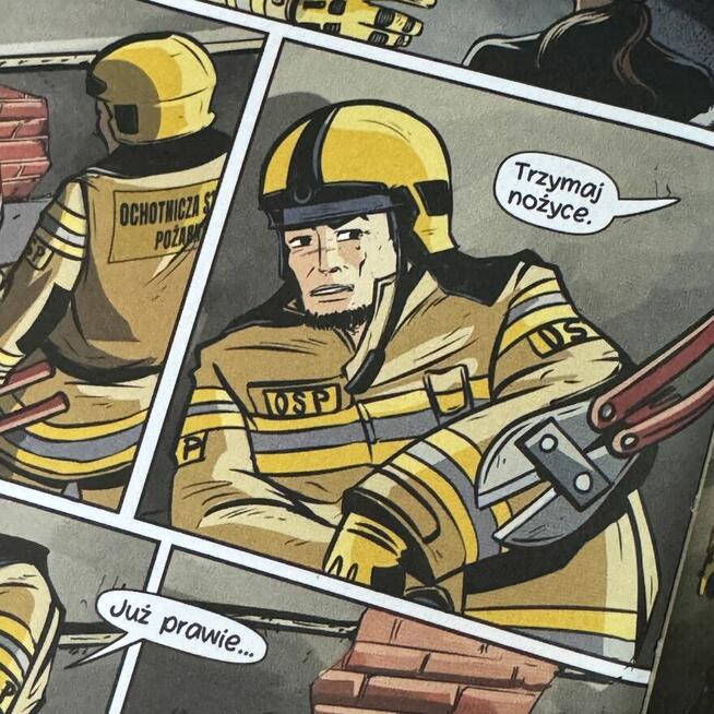 NOWOŚĆ! Komiks STRAŻACY o strażakach OSP TWARDA OPRAWA