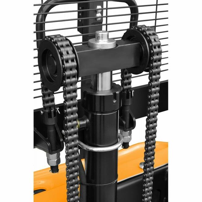Nowy wózek elektryczny paletowy masztowy z ładowarką 1200kg