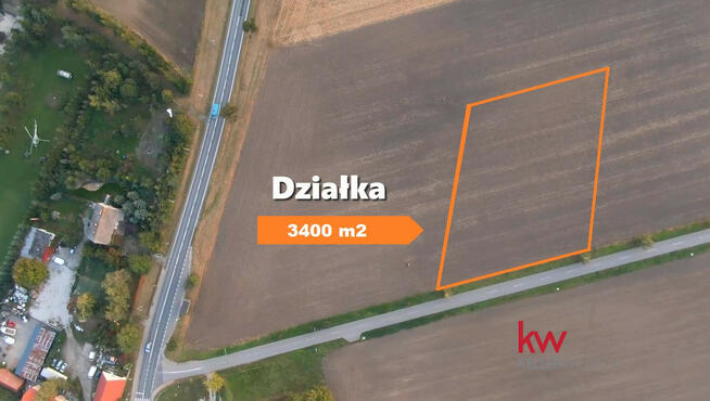 Działka usługowa Rolantowice gm. Kobierzyce,