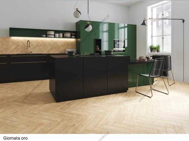 Płytki drewnopodobne podłogowe jodełka 60x11 Giornata gat.2