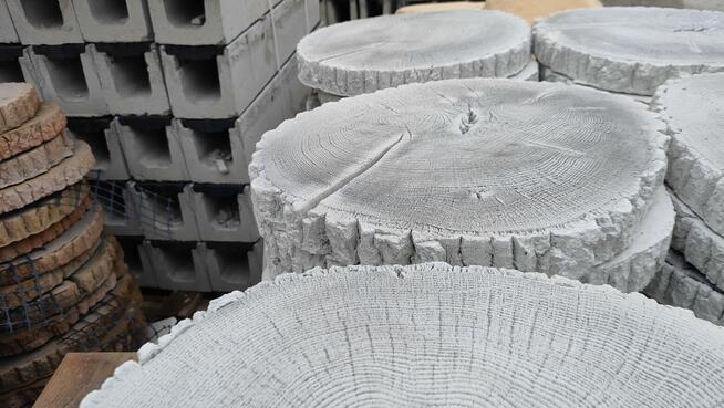 Pień drewnopodobny płyta ogrodowa płytki tarasowe taras