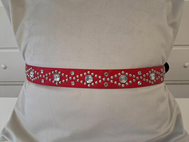 Pasek damski czerwony, do sprzedania