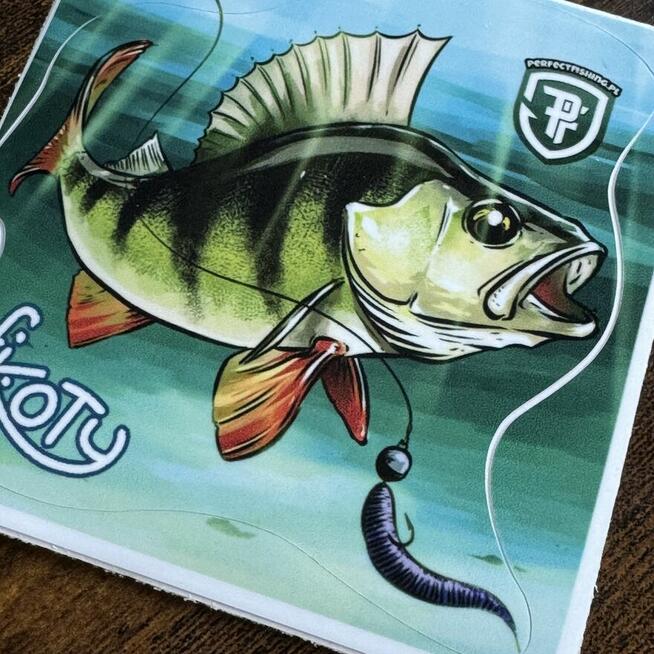 Naklejki laminowane na łódź ponton samochód WĘDKARSKIE