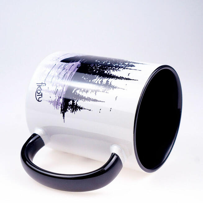 Wyjątkowy PREZENT na święta dla WĘDKARZA kubek RYBY I LAS