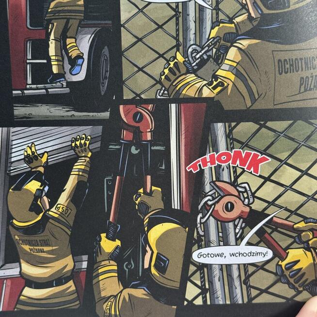 NOWOŚĆ! Komiks STRAŻACY o strażakach OSP TWARDA OPRAWA