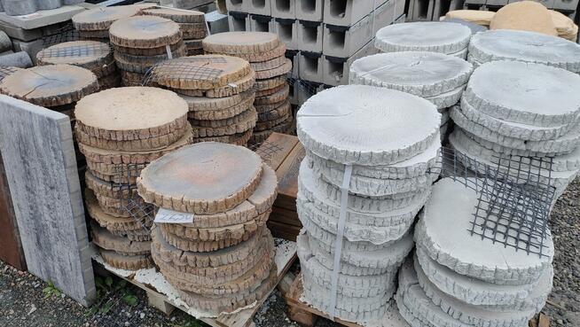 Pień drewnopodobny płyta ogrodowa płytki tarasowe taras