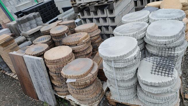 Pień drewnopodobny płyta ogrodowa płytki tarasowe taras