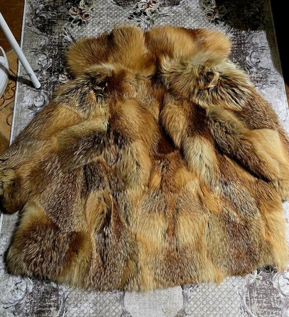 Futerko z naturalnego lisa, dla dziewczynki