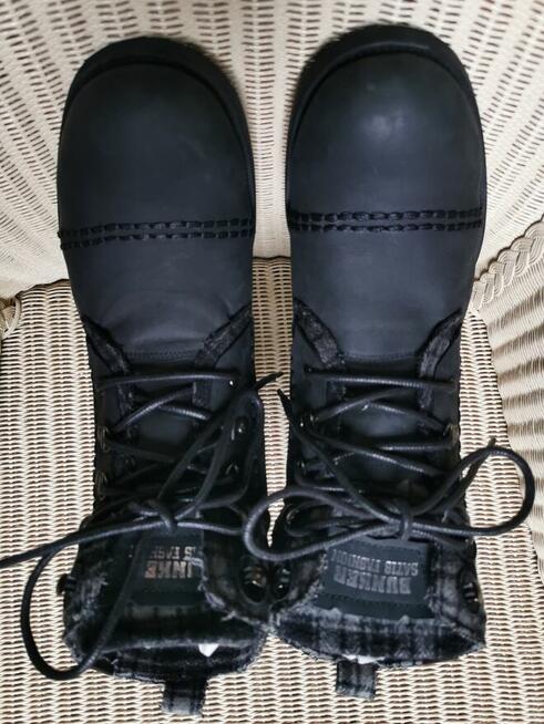 Trapery Bunker Rozm.45 Skóra Naturalna Super stan Wkładka 29