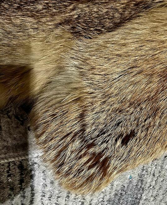 Futerko z naturalnego lisa, dla dziewczynki