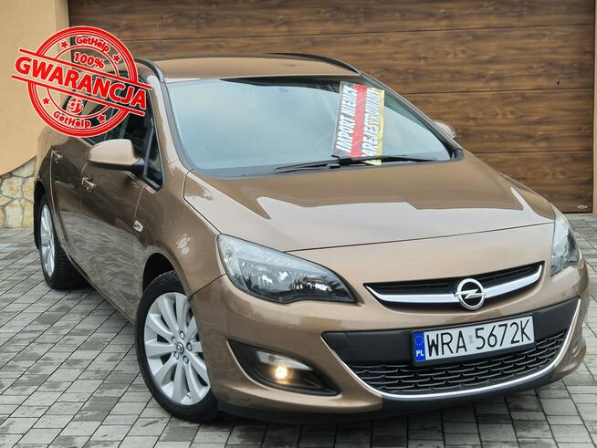 Opel Astra Przebieg 173tyś, 1.4B 140KM, 2014r, Lift, Półskóra, Z Niemiec