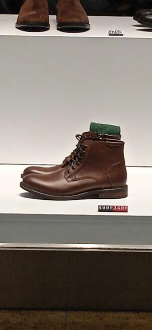 Buty ze skóry 249zk przecena