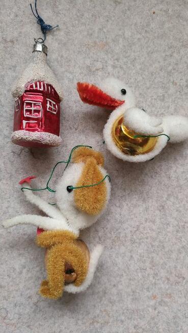 Bombki choinkowe , pajacyki , zawieszki choinkowe lata PRL