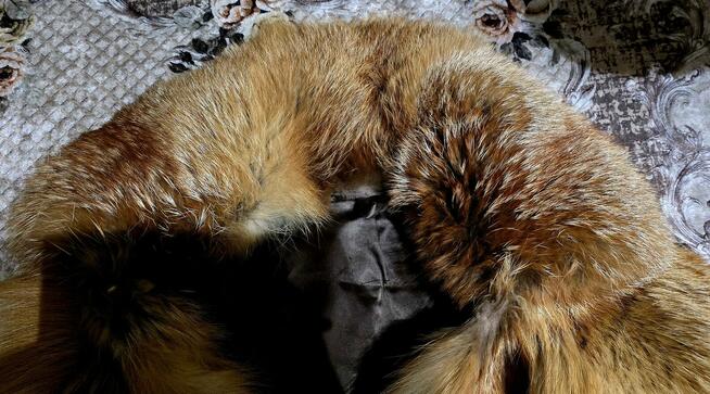 Futerko z naturalnego lisa, dla dziewczynki