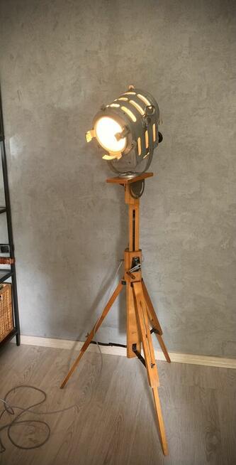 Lampa loft teatralno filmowa lata 50