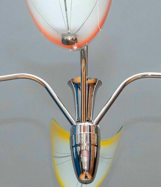 Żyrandol lata 60 New Look Pop-Art Mid-Century Vintage PRL