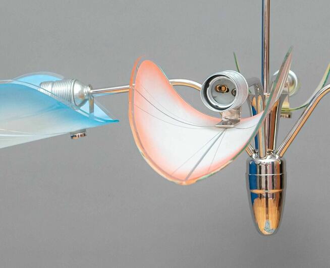 Żyrandol lata 60 New Look Pop-Art Mid-Century Vintage PRL