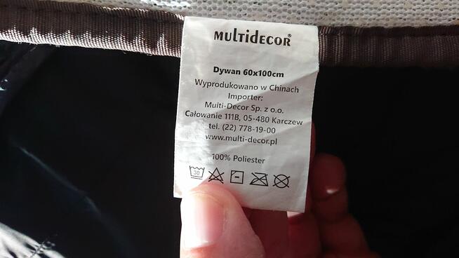 Nowy chodnik łazienkowy 3-sztuki