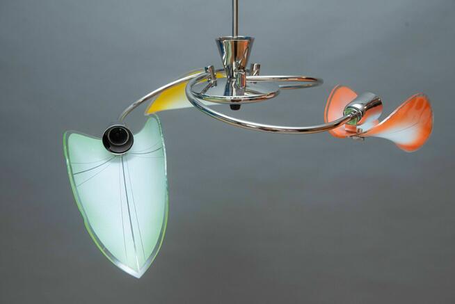 Żyrandol lata 60 New Look Pop-Art Mid-Century Vintage PRL