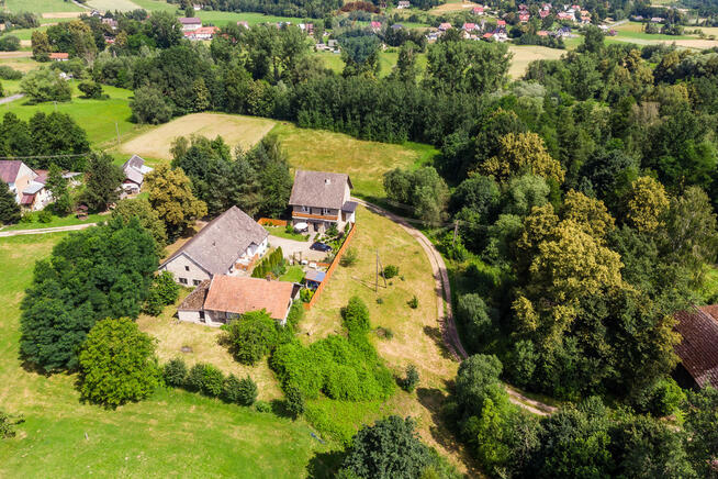 Dom, siedlisko, duża działka