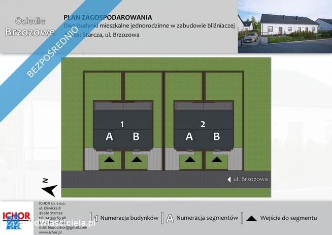 Dom Starcza ul. Brzozowa 30 ICHOR Deweloper