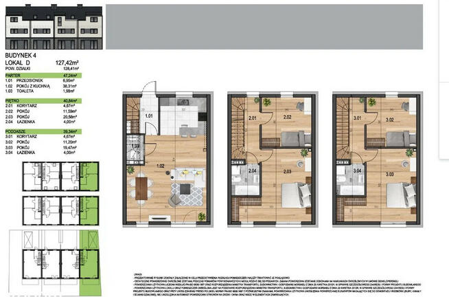 Dom w zabudowie szeregowej/cicha/zielona okolica/blisko Wrocławia/Iwiny