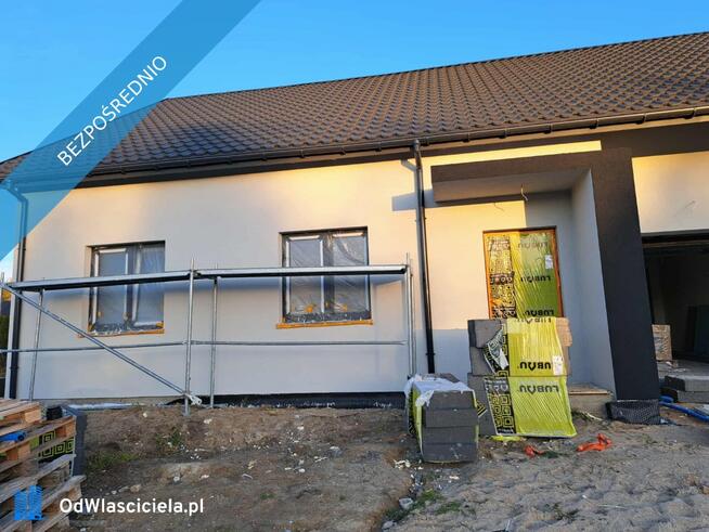 parterowy z garażem, wykończenie premium