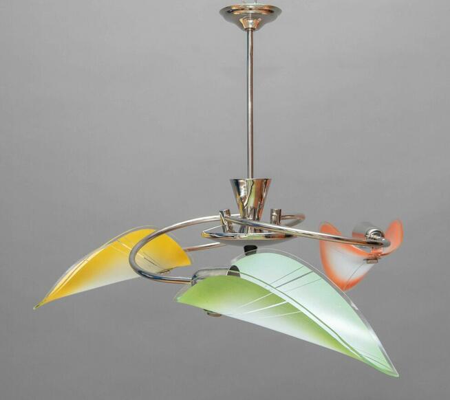 Żyrandol lata 60 New Look Pop-Art Mid-Century Vintage PRL