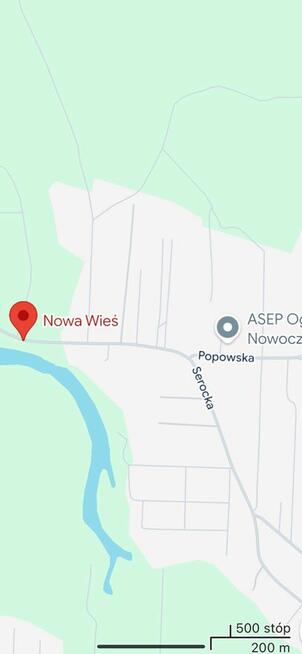 Sprzedam działkę budowlaną Nowa Wieś obok Serocka